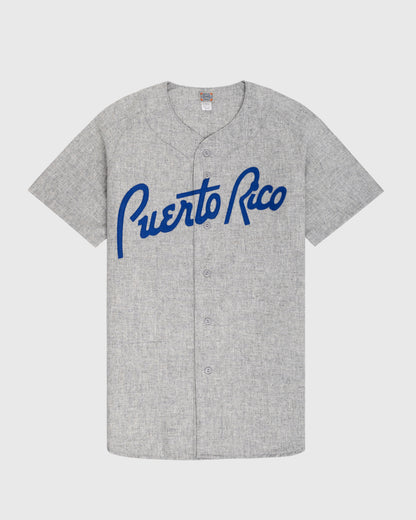 Puerto Rico 1958 National Team Authentic Wool Road Baseball Jersey