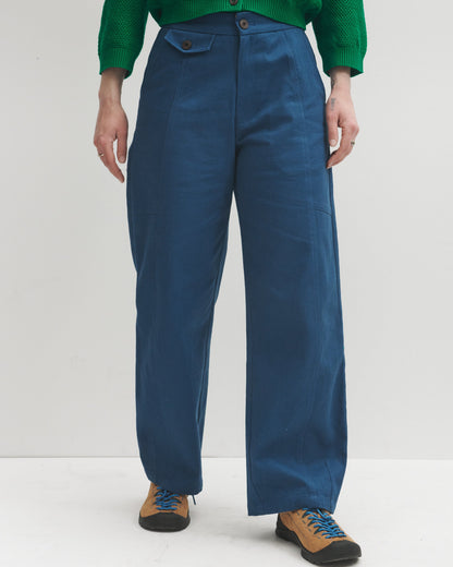 Lowie Worker Blue Panelled Trousers