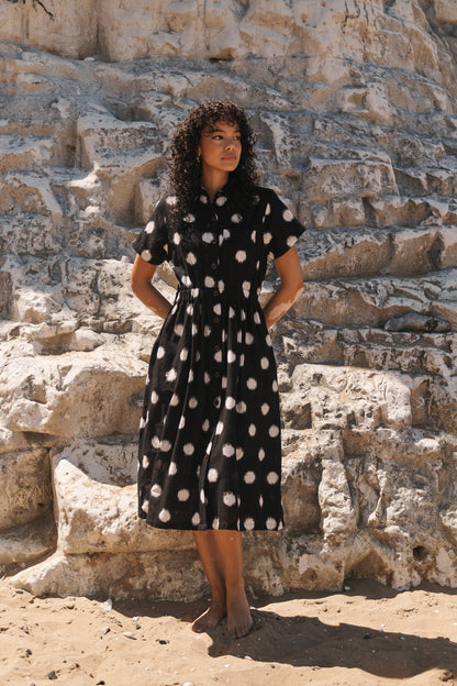 Lowie Ikat Spot Shirt Dress