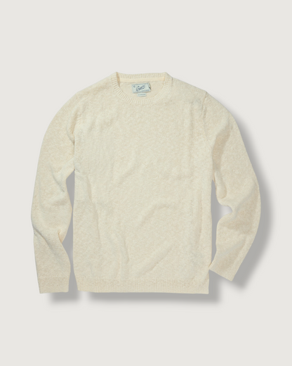Newport Cotton Slub Crew - Cream