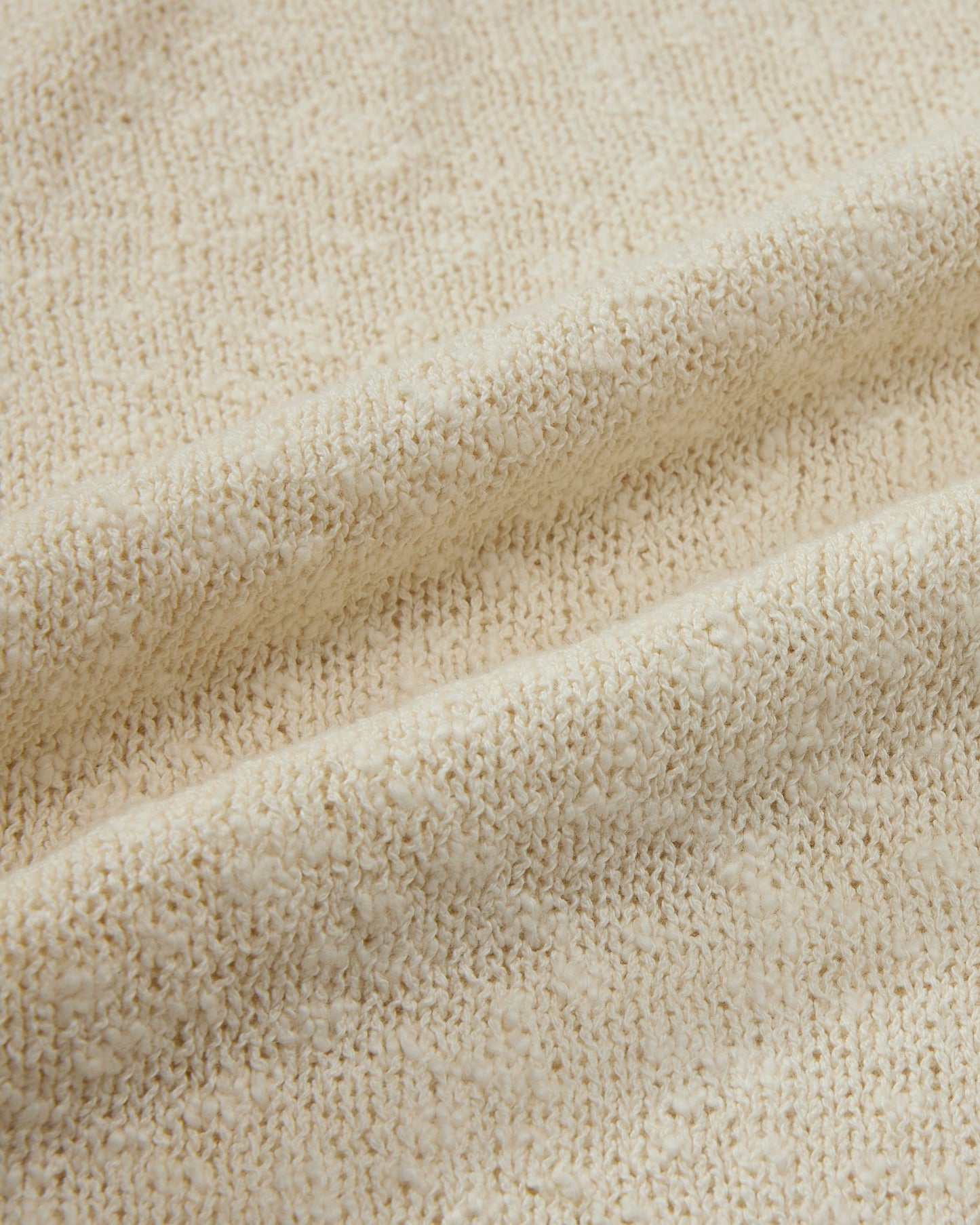 Newport Cotton Slub Crew - Cream