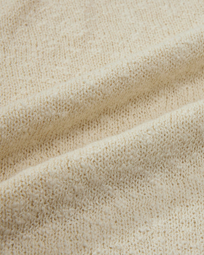 Newport Cotton Slub Crew - Cream