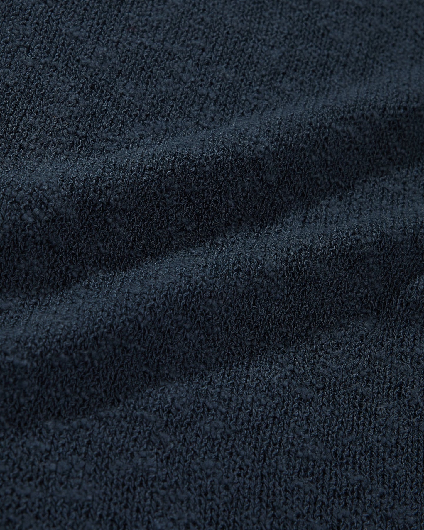 Newport Cotton Slub Crew - Washed Navy