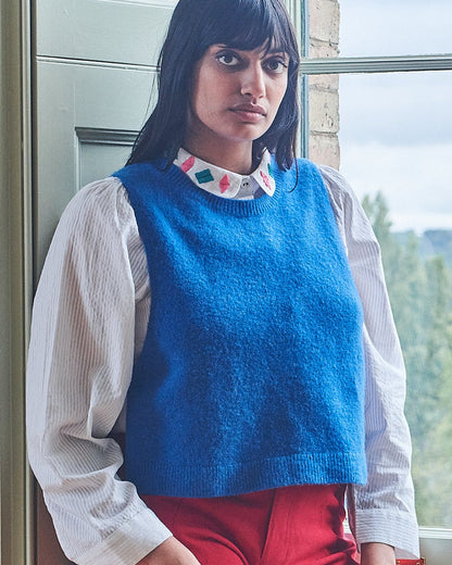 Lowie Cobalt Sleeveless Vest