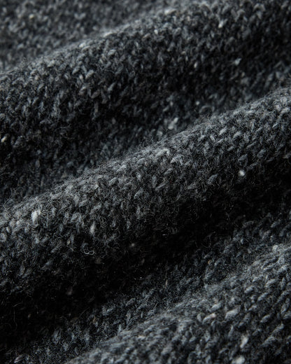 Donegal Wool Crew - Charcoal