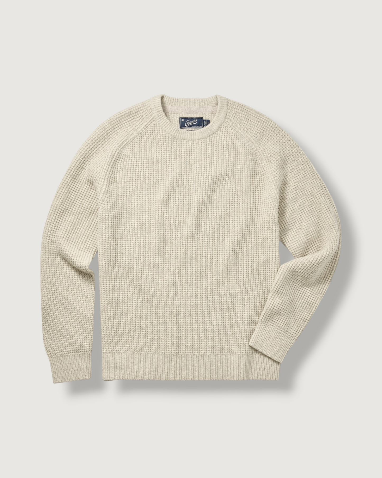 Marlow Raglan Crew - Almond