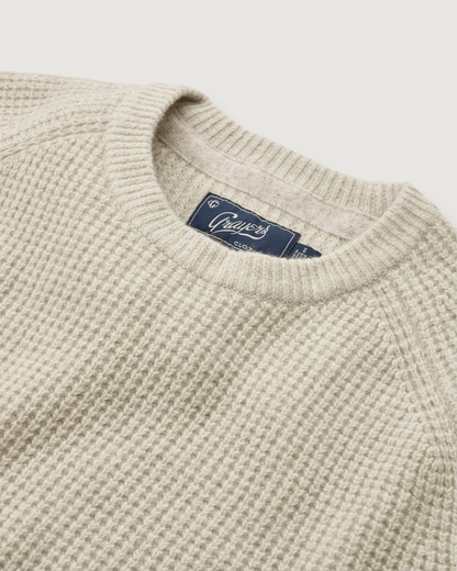 Marlow Raglan Crew - Almond