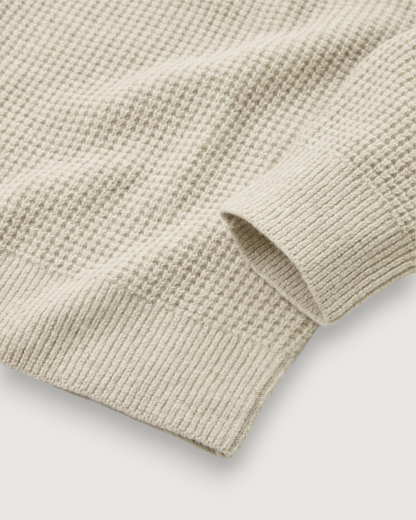 Marlow Raglan Crew - Almond