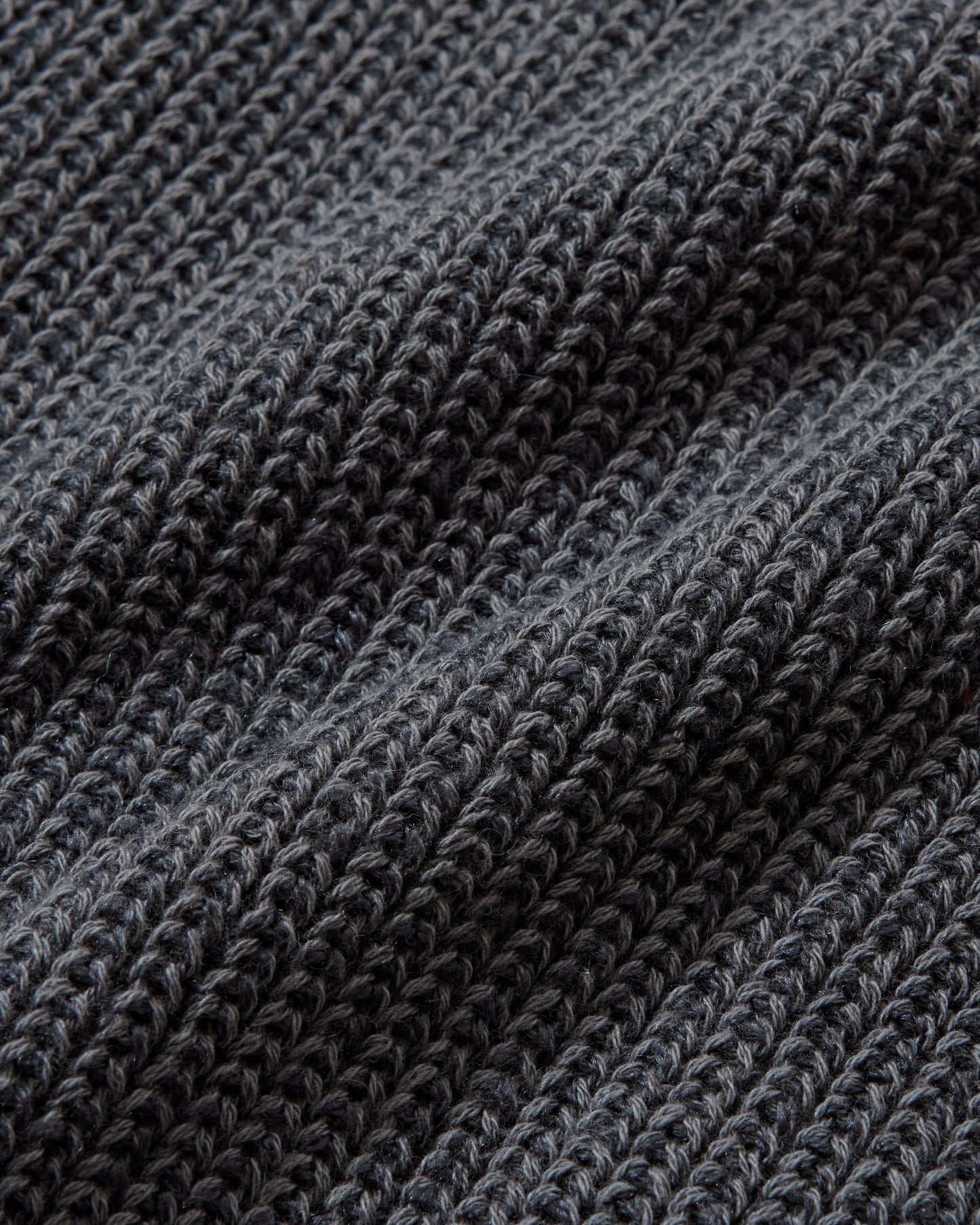 Portsmouth Rib Cardigan - Gunmetal