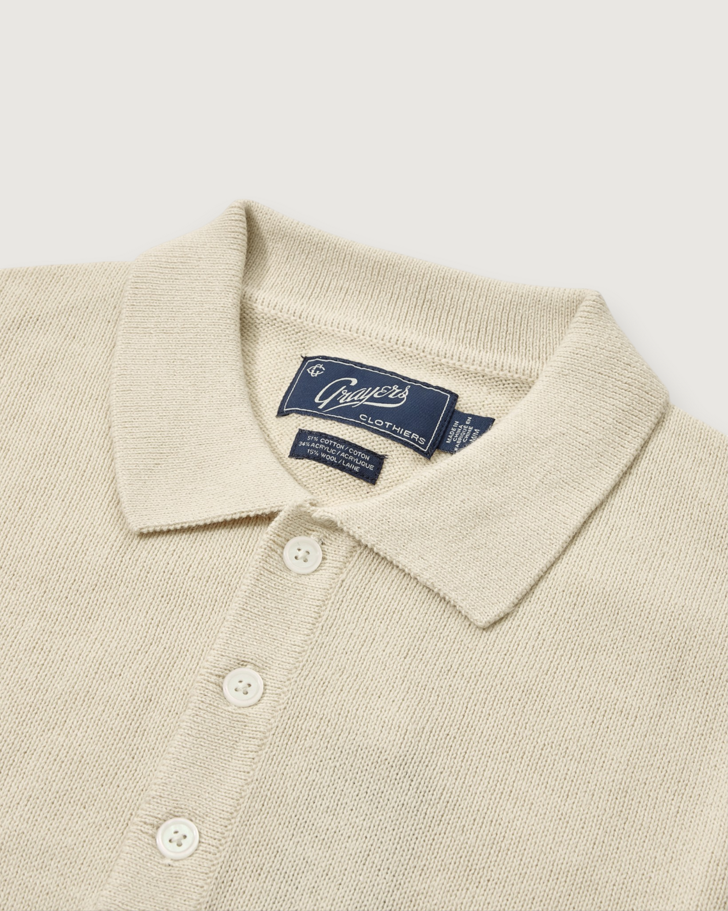 Portsmouth Jersey Sweater Rugby - Sandstone