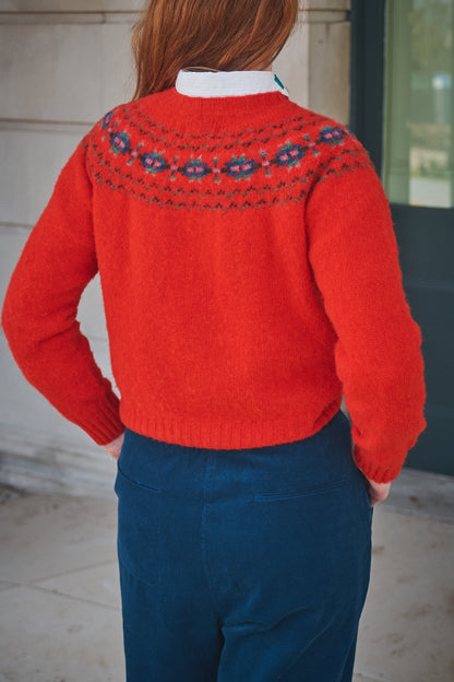 Lowie Teal Needlecord Trousers