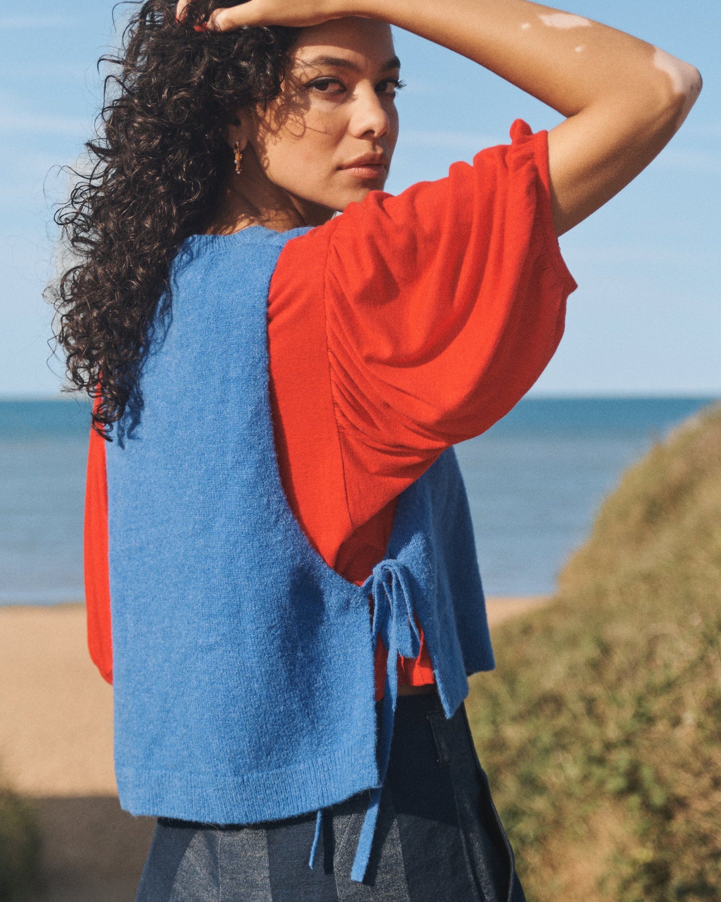 Lowie Cobalt Sleeveless Vest