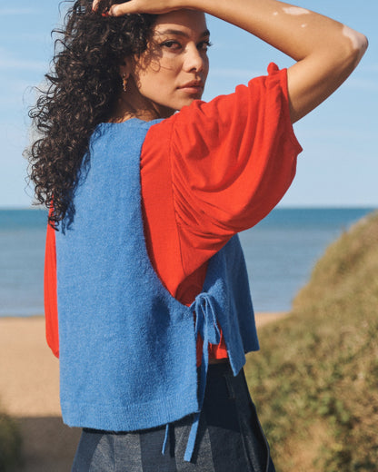 Lowie Cobalt Sleeveless Vest