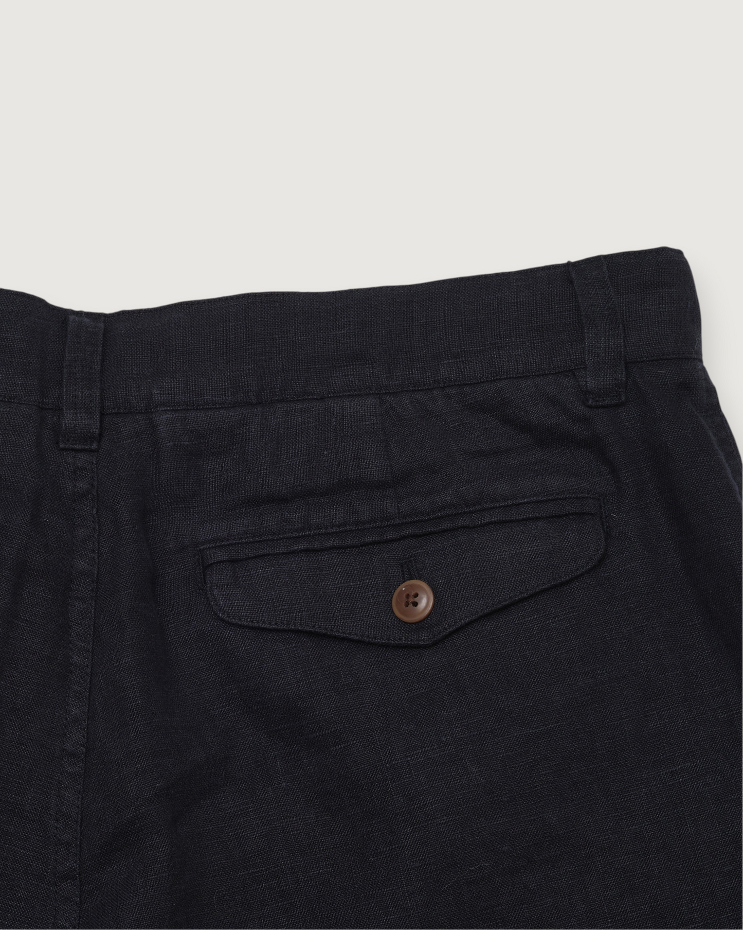 Aventura Washed Linen Shorts - Navy