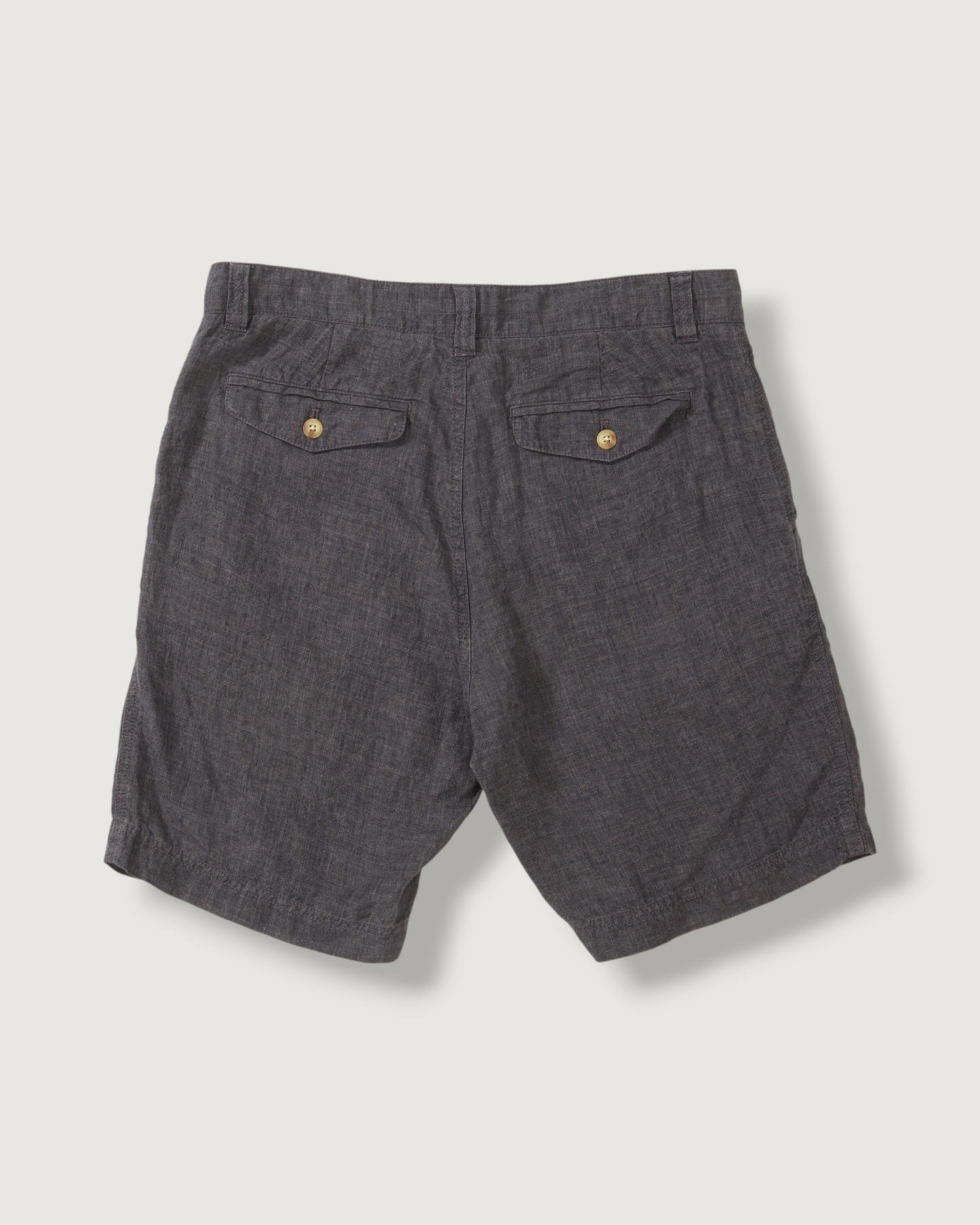 Aventura Washed Linen Shorts - Charcoal
