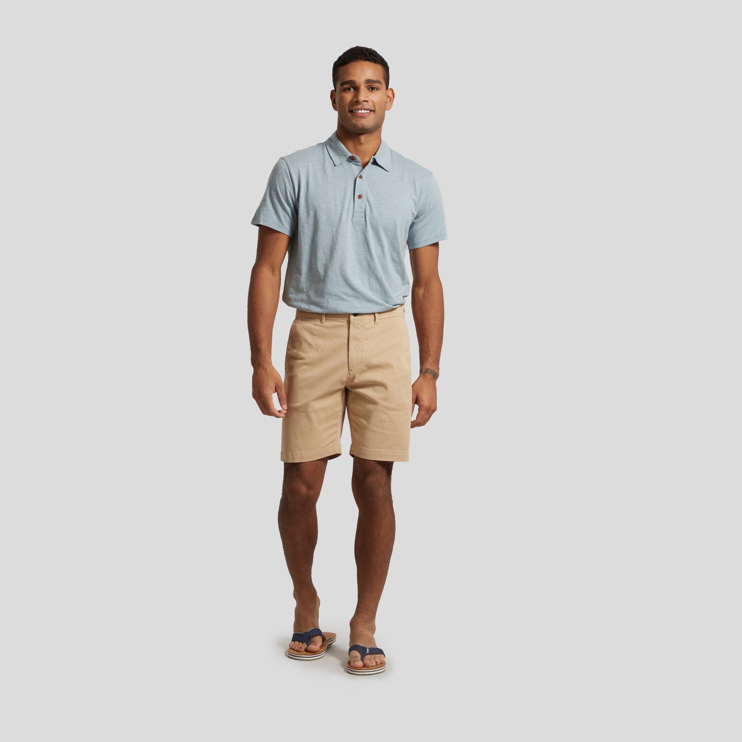 Precision Stretch Chino Shorts (8" inseam) - Khaki