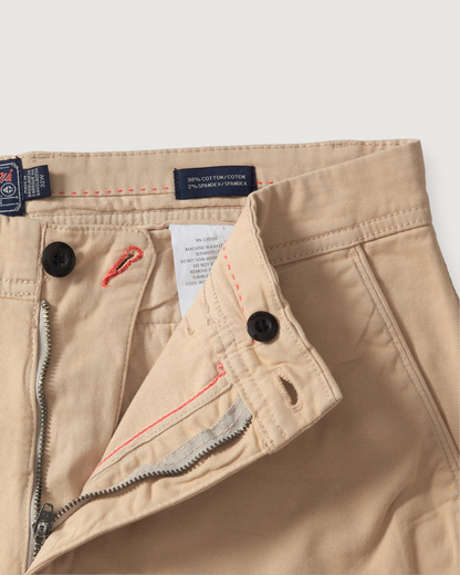 Precision Stretch Chino Shorts (8" inseam) - Khaki