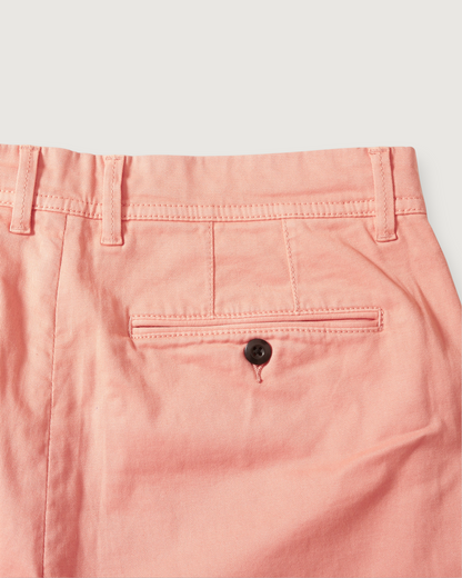 Precision Stretch Chino Shorts 8" - Coral Haze
