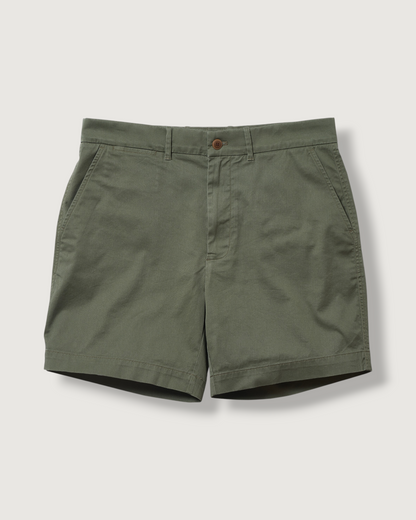 Thompson Flex Stretch Shorts 7"- Olivine