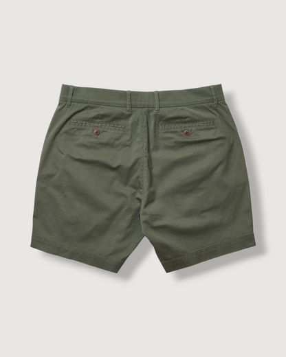 Thompson Flex Stretch Shorts 7"- Olivine