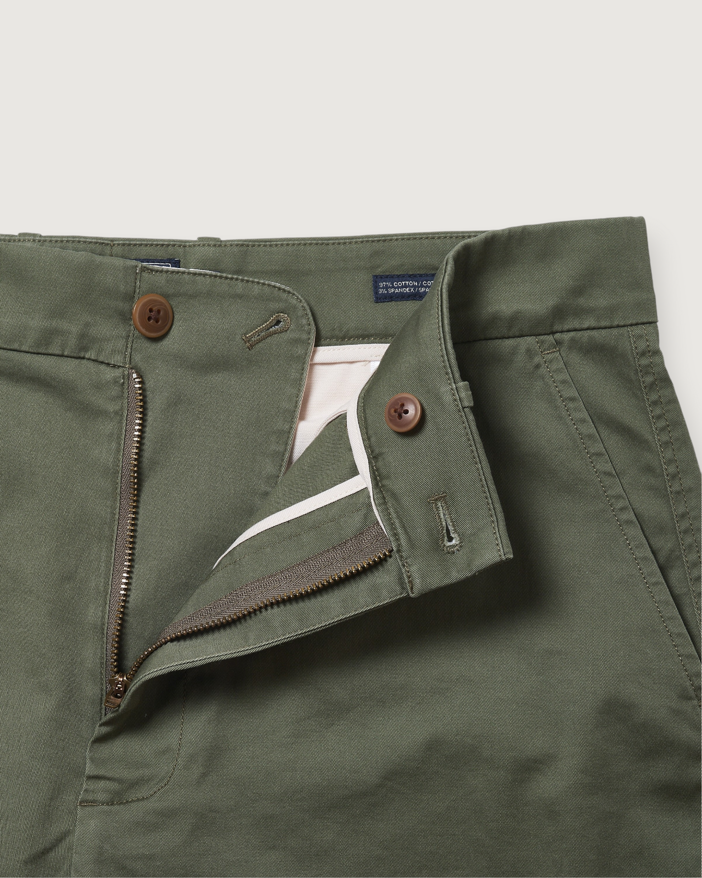 Thompson Flex Stretch Shorts 7"- Olivine