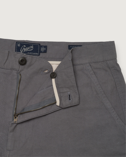 Bimini Linen Blend Shorts 8" - Grisaille Blue