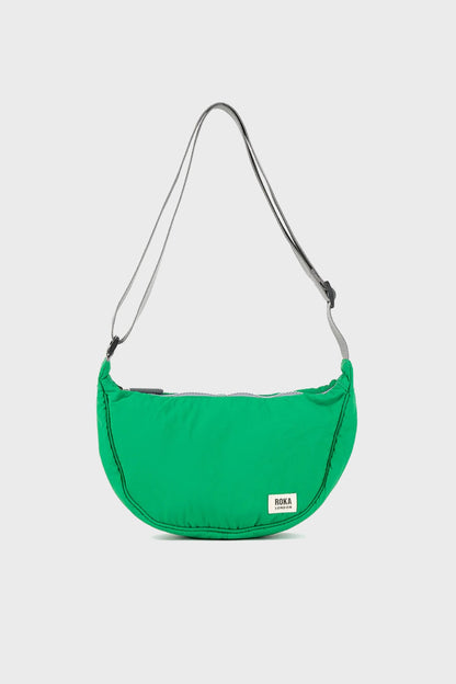 Roka Farringdon Green Half Moon Bag