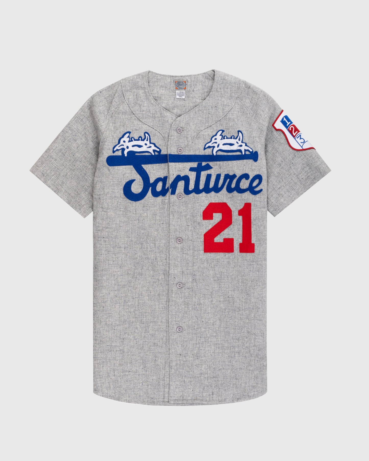 Santurce Cangrejeros 1954 Authentic Wool Road Baseball Jersey
