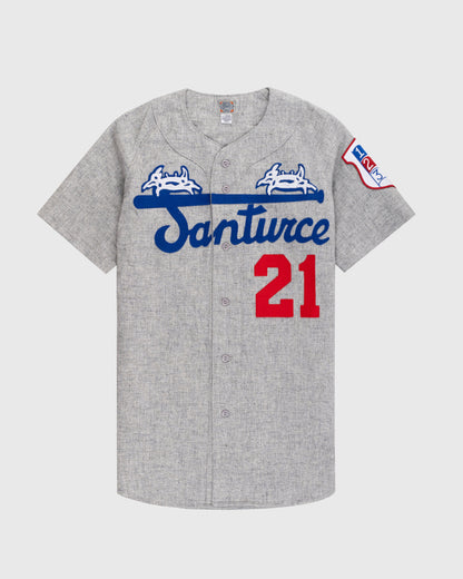 Santurce Cangrejeros 1954 Authentic Wool Road Baseball Jersey
