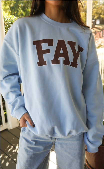 charlie southern: fay sweatshirt - blue