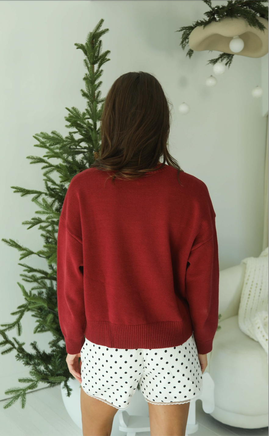 santa teddy bear sweater