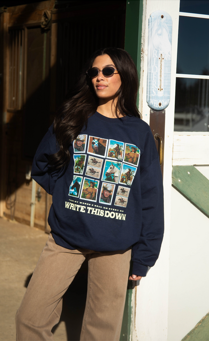 charlie southern: write this down sweatshirt
