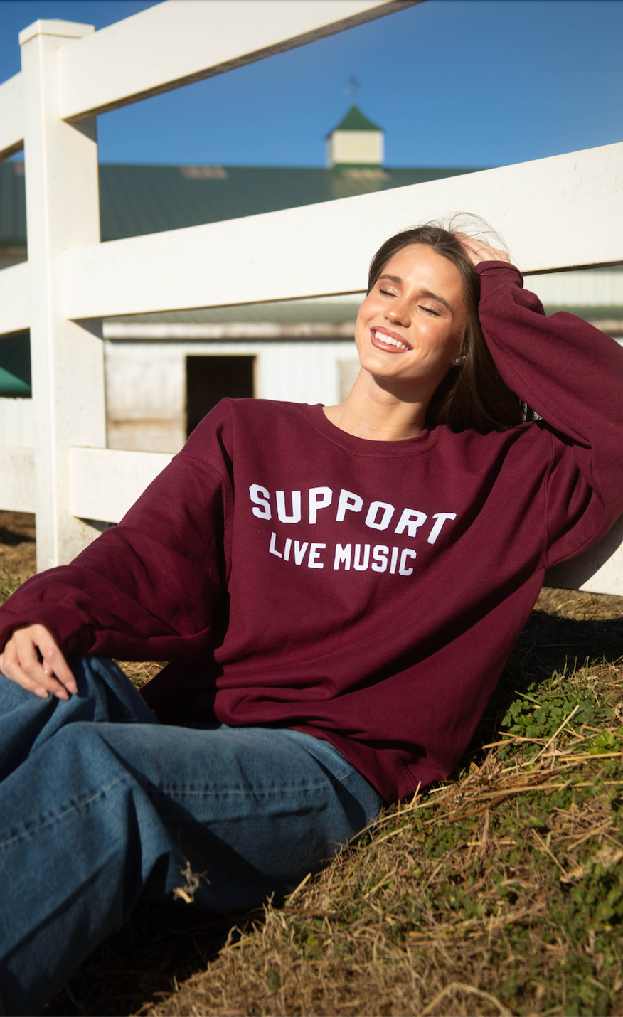 charlie southern: country music makes you live longer sweatshirt