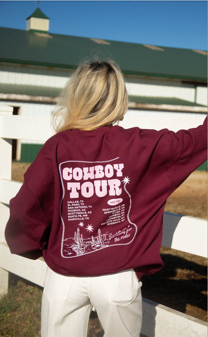 charlie southern: cowboy tour sweatshirt