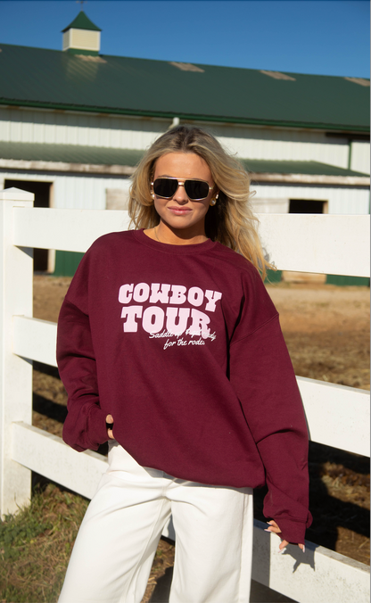 charlie southern: cowboy tour sweatshirt