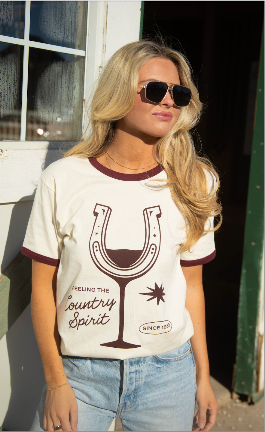 charlie southern: country spirit ringer tee