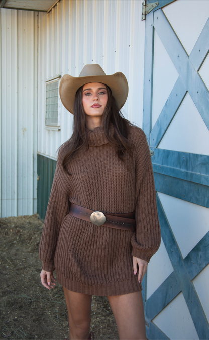 take a breath oversized turtleneck sweater