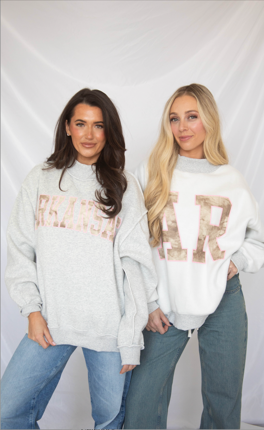 arkansas reversible mock neck sweatshirt - camo