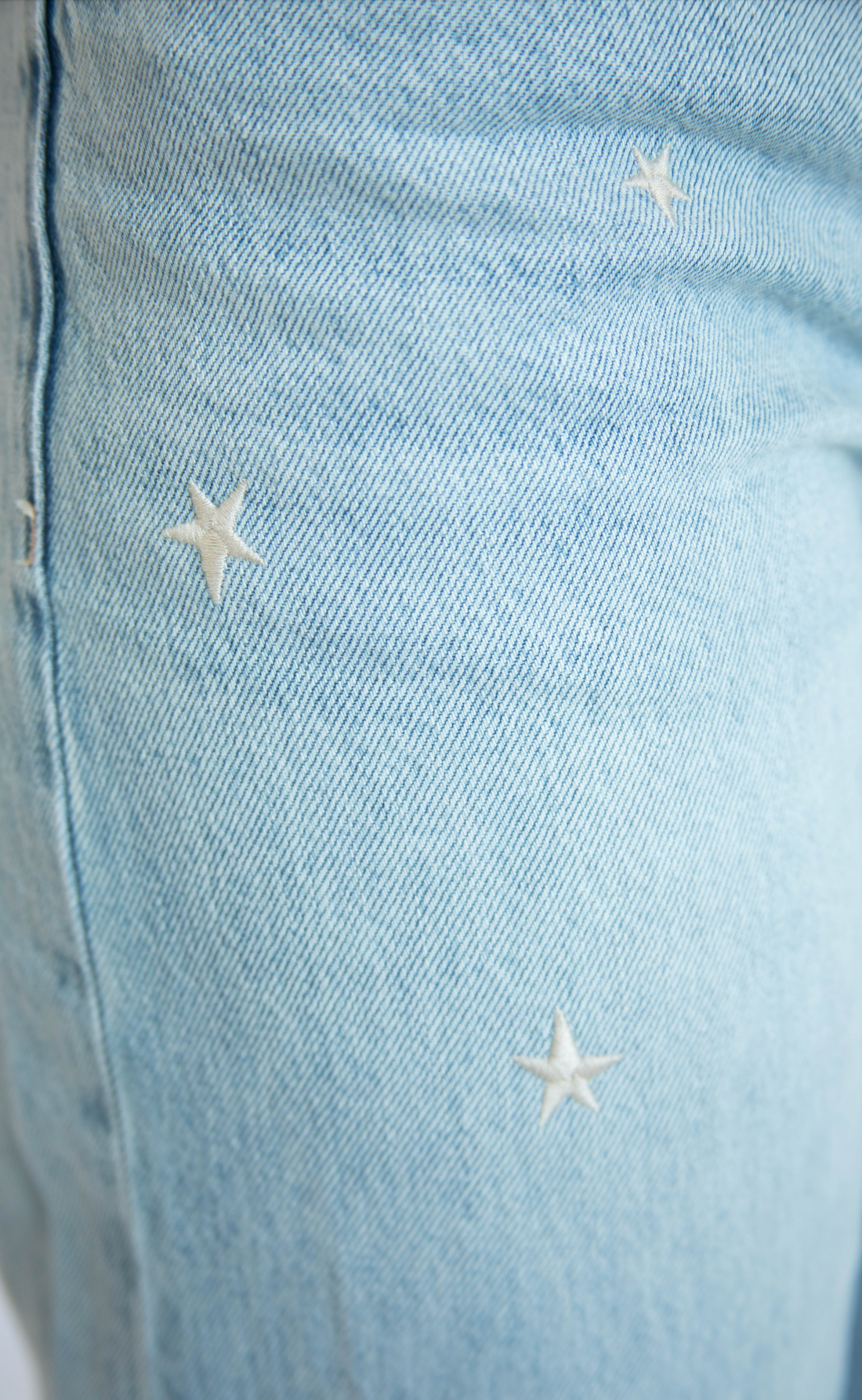 pistola: lexi mid rise bowed straight jeans - stellar vintage