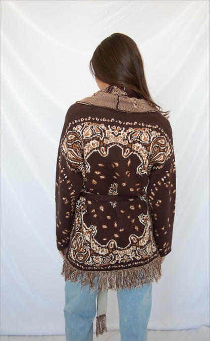 brownie points wrap cardigan