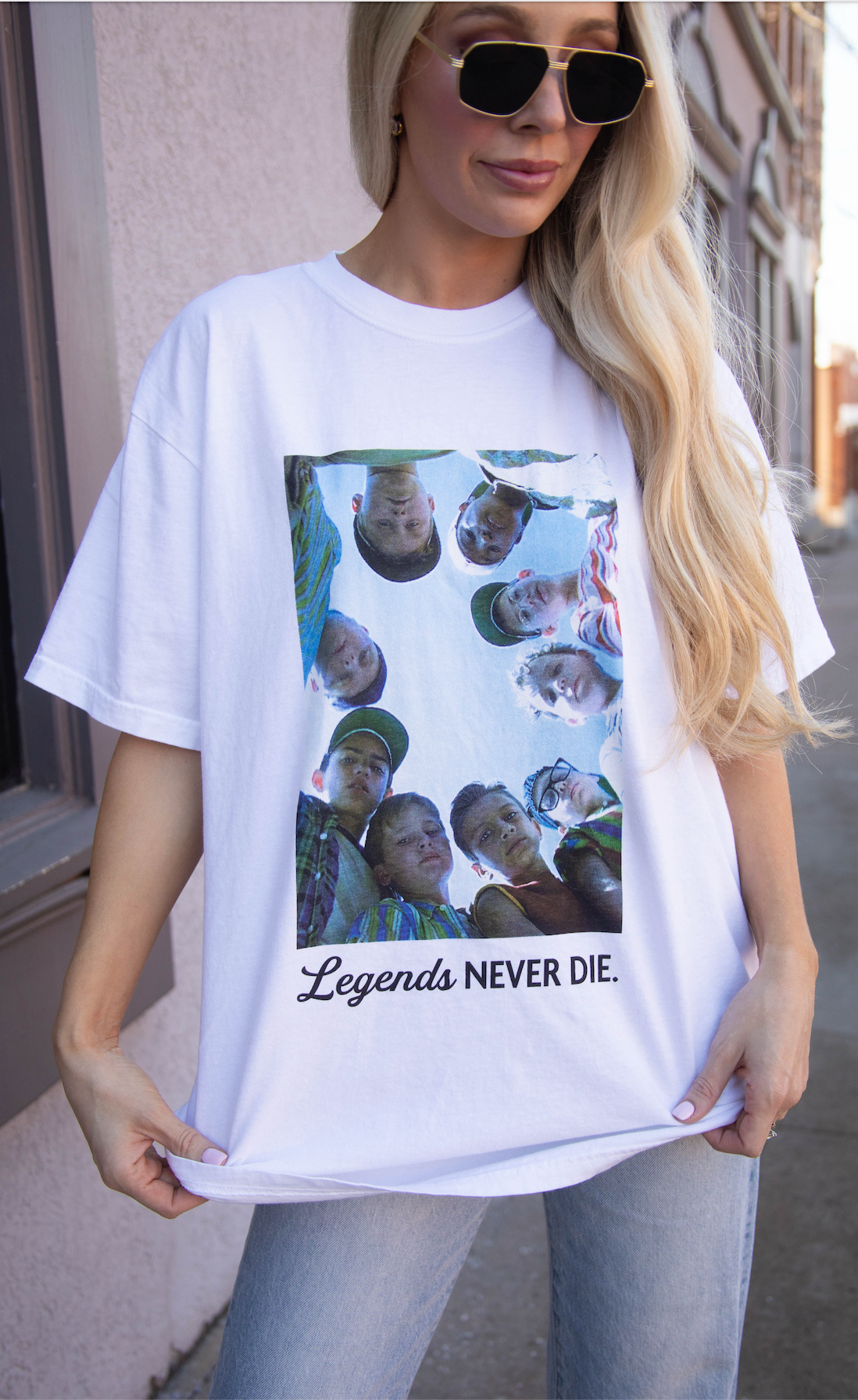 charlie southern: legends never die tee - white