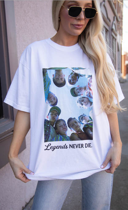 charlie southern: legends never die tee - white