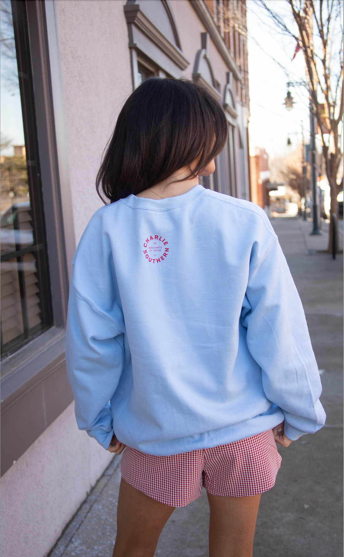 charlie southern: no angel sweatshirt
