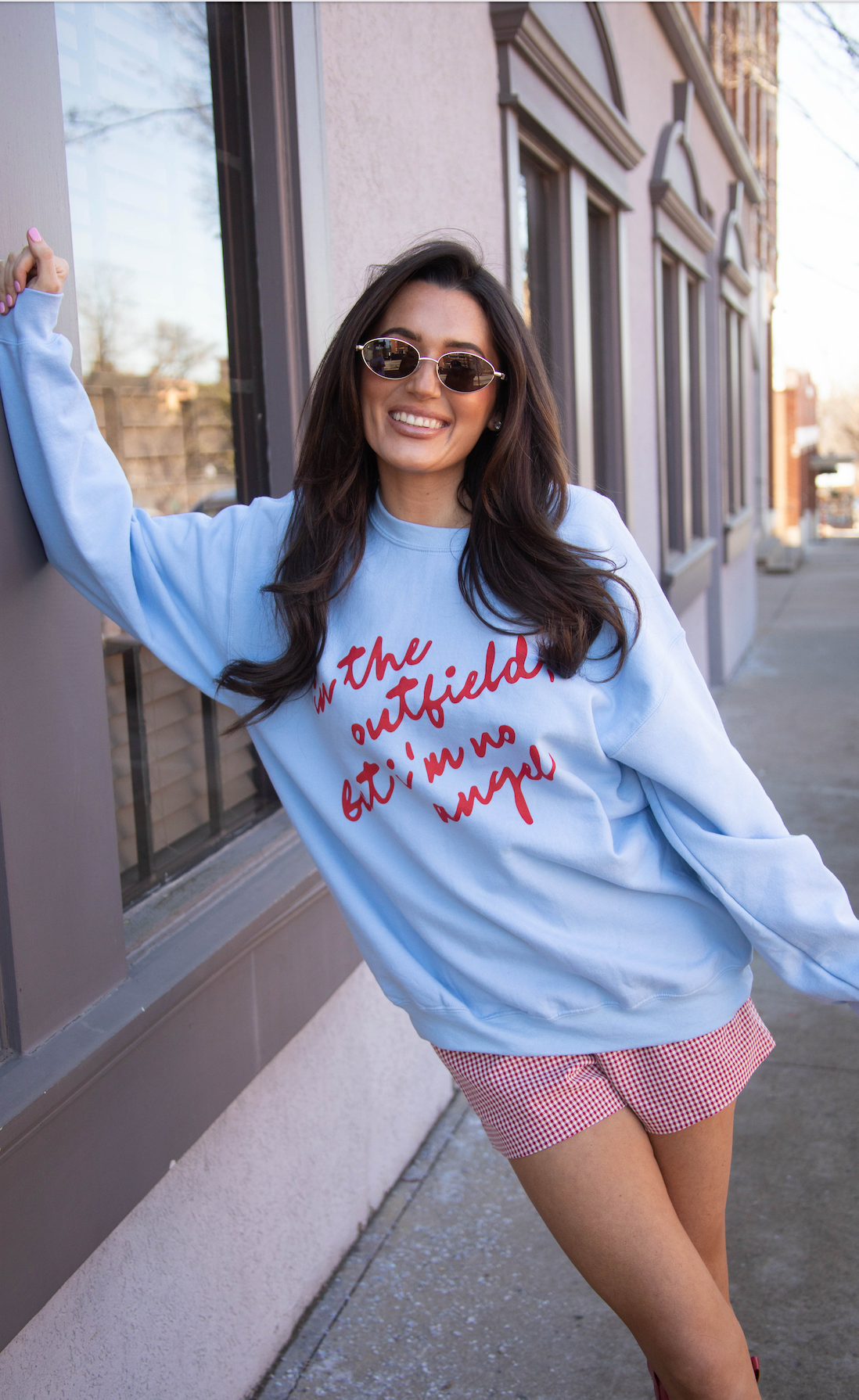 charlie southern: no angel sweatshirt