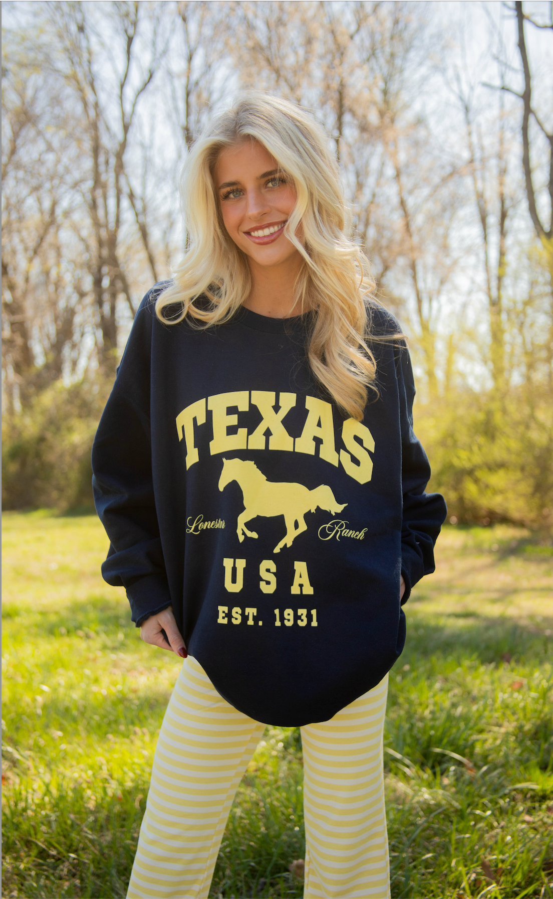 charlie southern: texas lonestar ranch sweatshirt