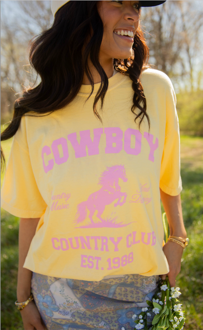 charlie southern: cowboy country club tee