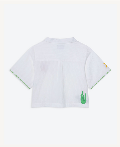 Lowie Applique White Sea Shirt