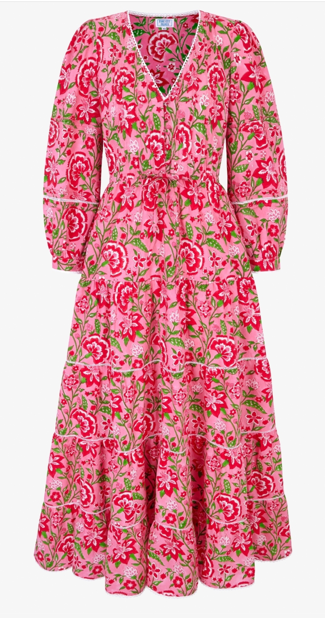 Pink City Prints Maria Dress