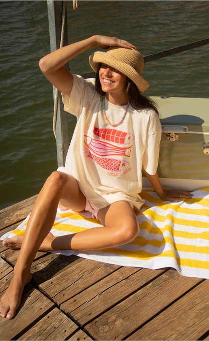 charlie southern: what a catch fish tee