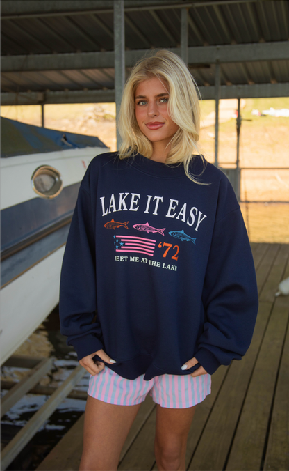 charlie southern: lake it easy mockneck